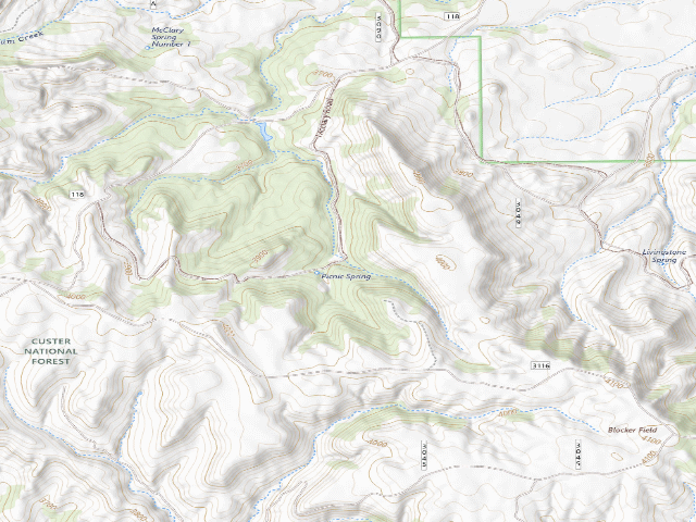 USGS topographic map of Mcclary Rd Loop