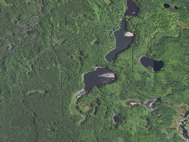 Aerial image of Mccomb Lake Camping Area
