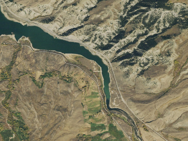 Aerial image of Mcdonald Flats Cg