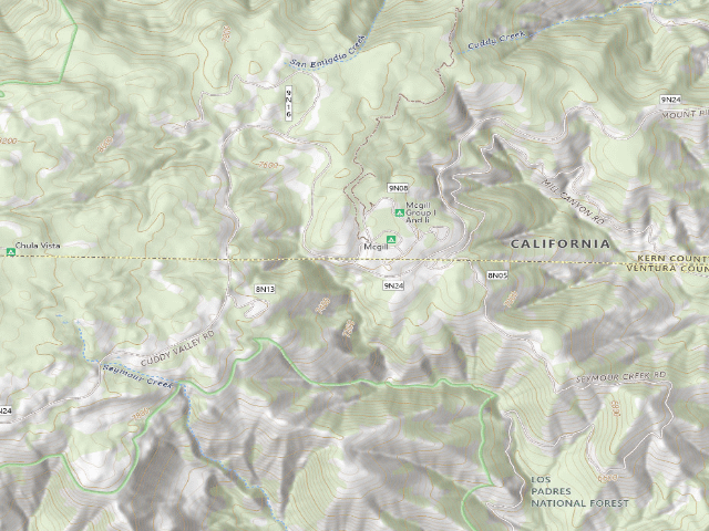 USGS topographic map of Mcgill