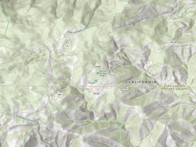 USGS topographic map of Mcgill Group I And Ii