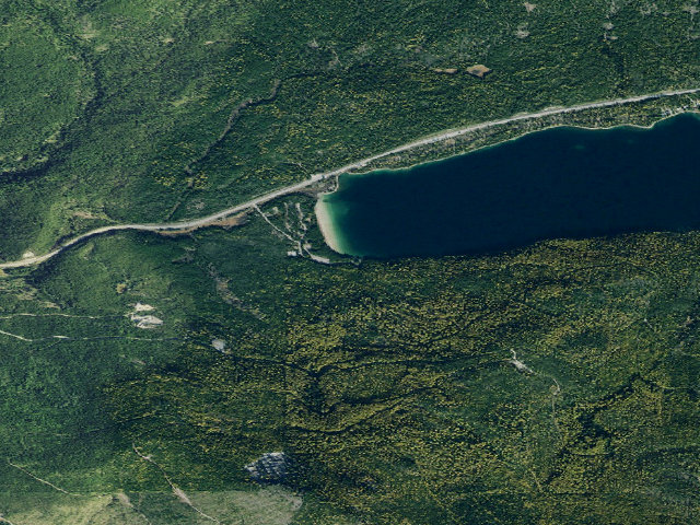Aerial image of Mcgregor Lake
