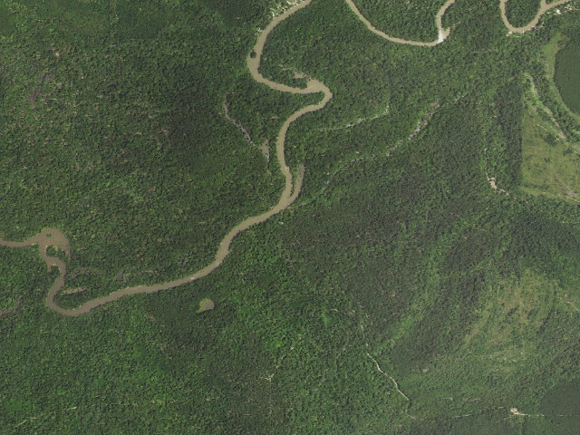 Aerial image of McIntire Bay Camping Area