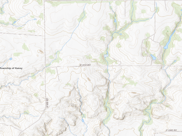 USGS topographic map of McMillan Cammp (Sandy Sanders WMA)