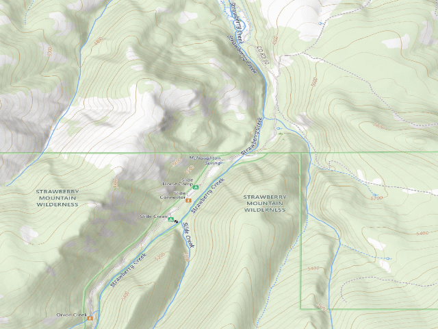 USGS topographic map of Mcnaughton Spring