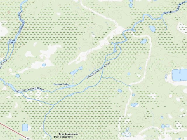 USGS topographic map of McNeil (Green Swamp Wilderness Preserve - West Tract)