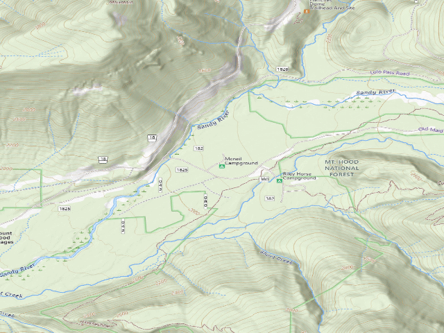 USGS topographic map of Mcneil