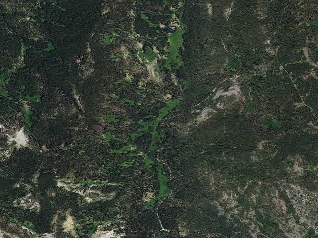 Aerial image of Mcrae Meadows Camp