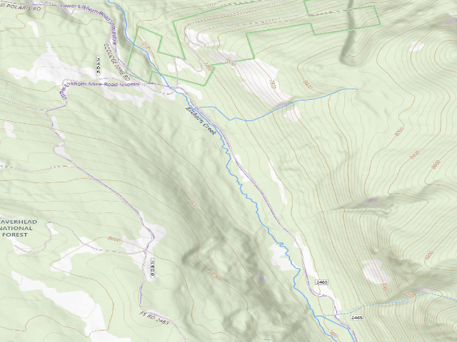 USGS topographic map of Meadow Camp