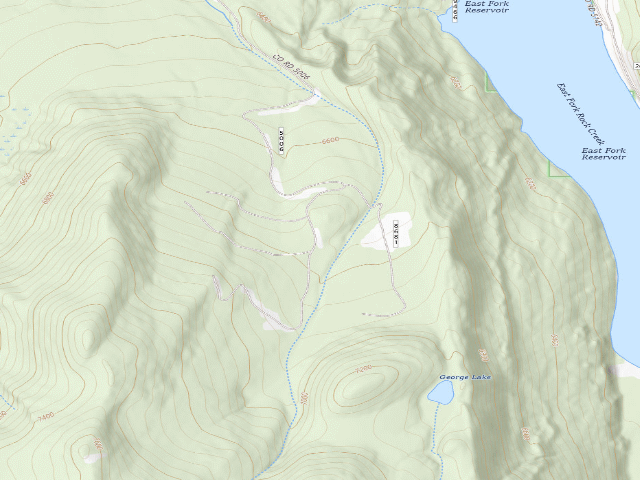 USGS topographic map of Meadow Creek-001