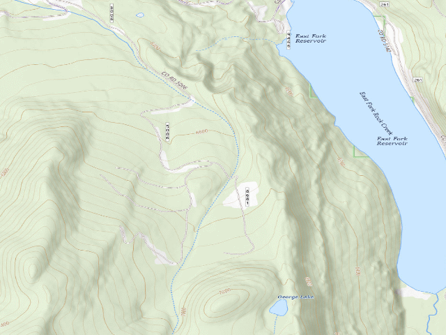 USGS topographic map of Meadow Creek-002
