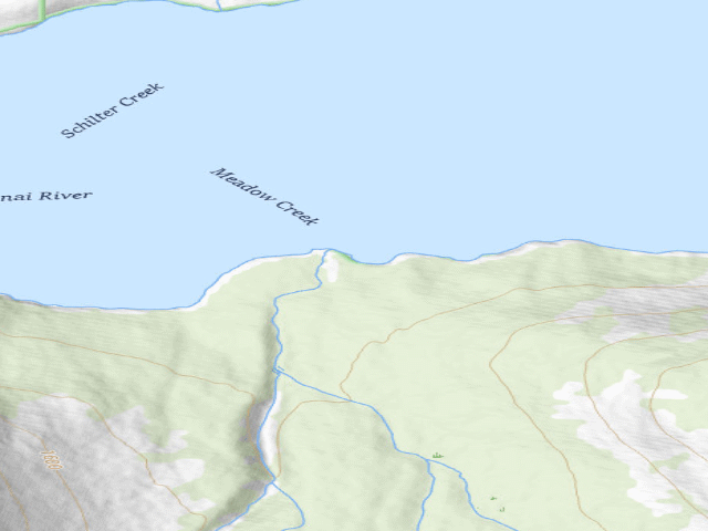 USGS topographic map of Meadow Creek Cg