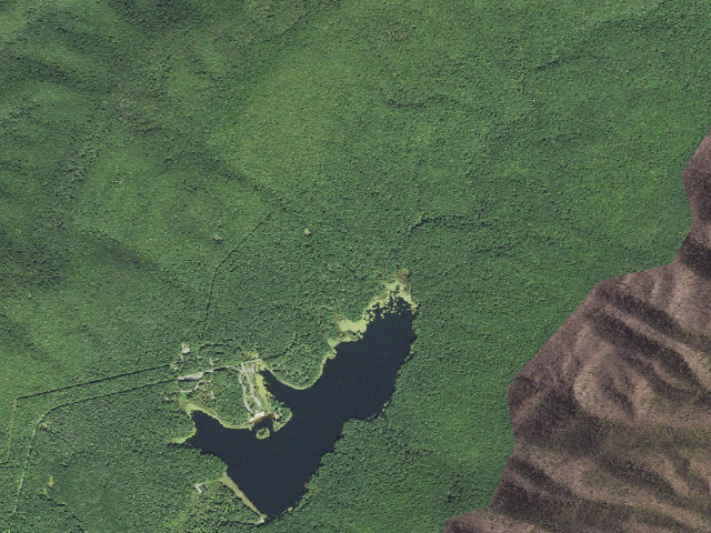 Aerial image of Meadow Creek Loop Campground