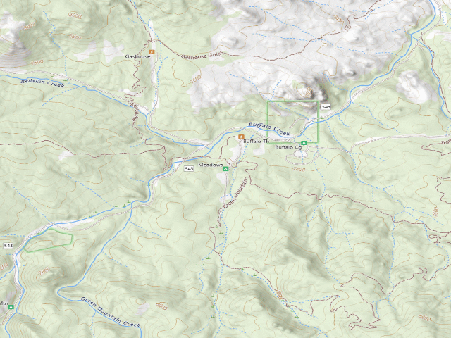USGS topographic map of Meadows