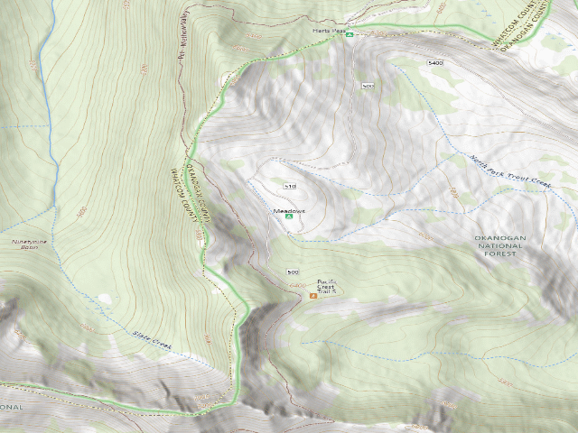 USGS topographic map of Meadows