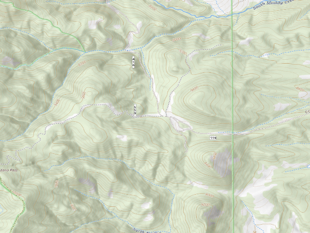 USGS topographic map of Medano