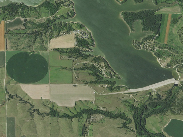Aerial image of Medicine Creek SRA