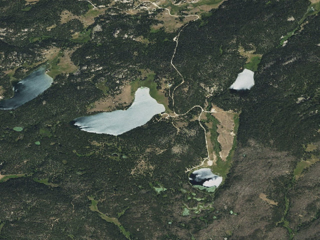 Aerial image of Medicine Lodge Lake