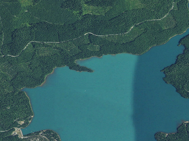 Aerial image of Meditation Point