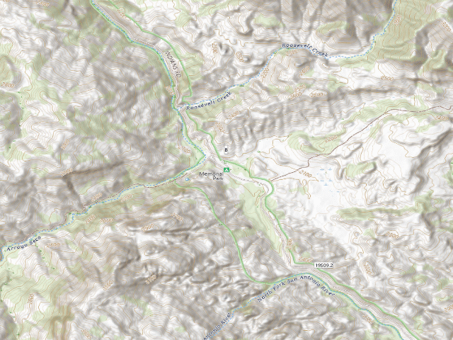 USGS topographic map of Memorial Park