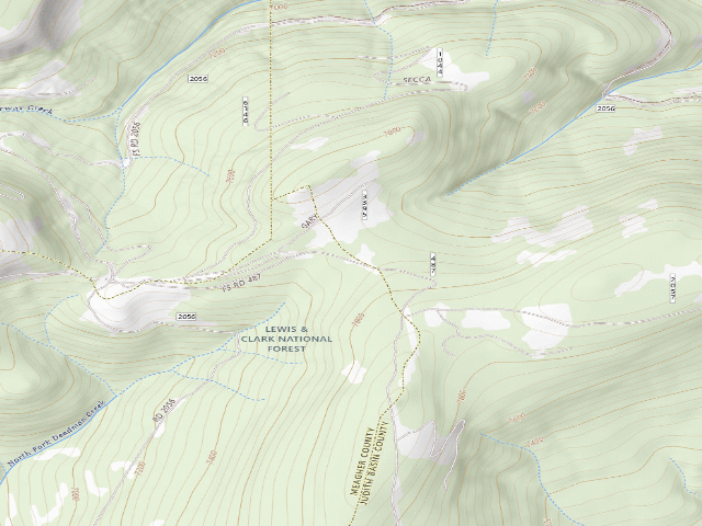 USGS topographic map of Memorial Way-487-02
