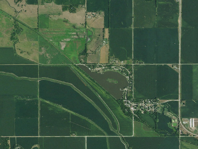 Aerial image of Memphis Lake SRA