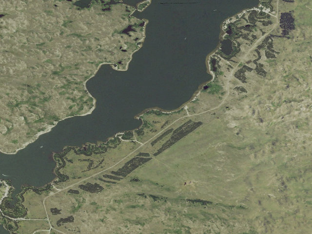 Aerial image of Merritt Reservoir SRA