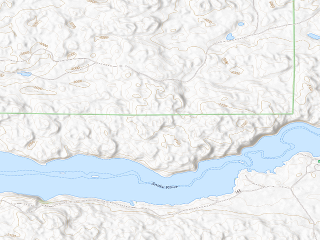 USGS topographic map of Merritt Reservoir WMA