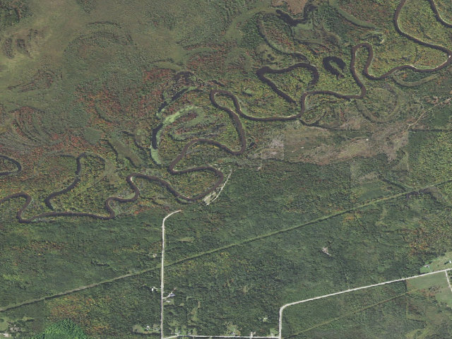 Aerial image of Merwin Creek State Forest Campground