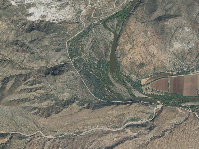 Aerial image of Mesquite Dispersed Camping