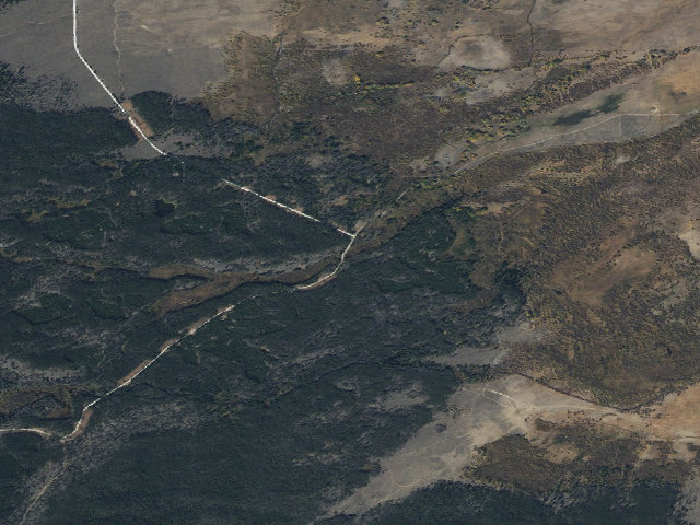 Aerial image of Messed Fire Pit