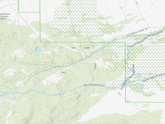 USGS topographic map of Messed Fire Pit