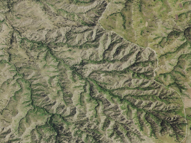 Aerial image of Metcalf WMA