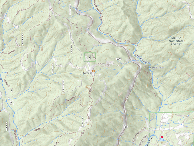 USGS topographic map of Miami Staging Area 1