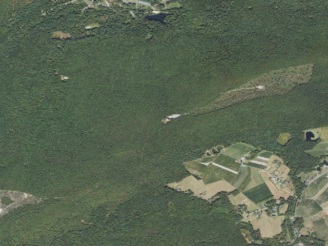 Aerial image of Michaux State Forest roadside campsite 002I (Piney Mountain Parking Area)