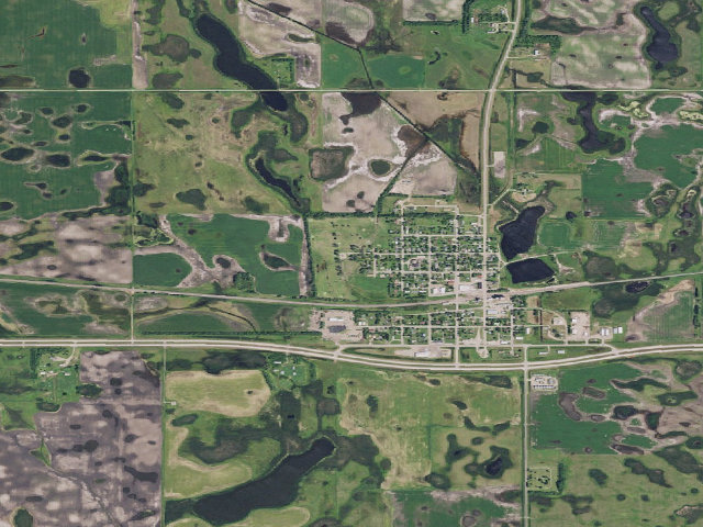 Aerial image of Michigan City Park Campground (Michigan)