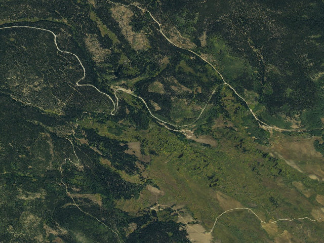 Aerial image of Michigan Creek
