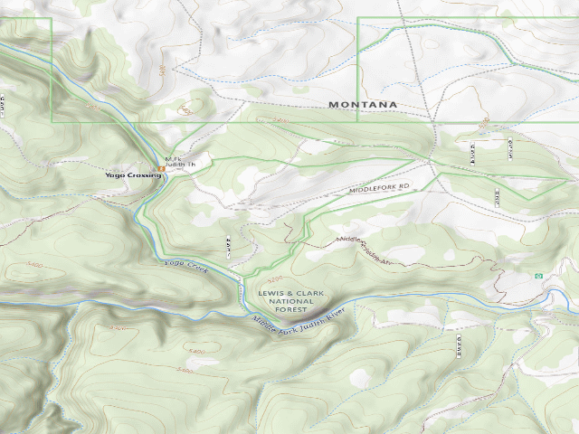 USGS topographic map of Mid Fork Jd Th Rd 6537-1