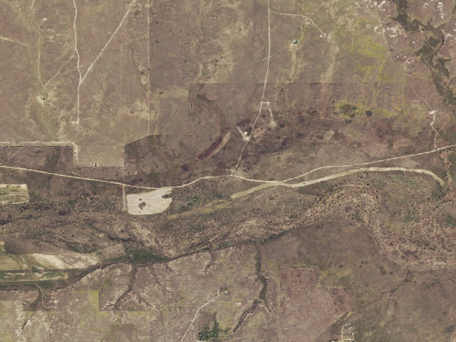 Aerial image of Middle Camp (Optima WMA)