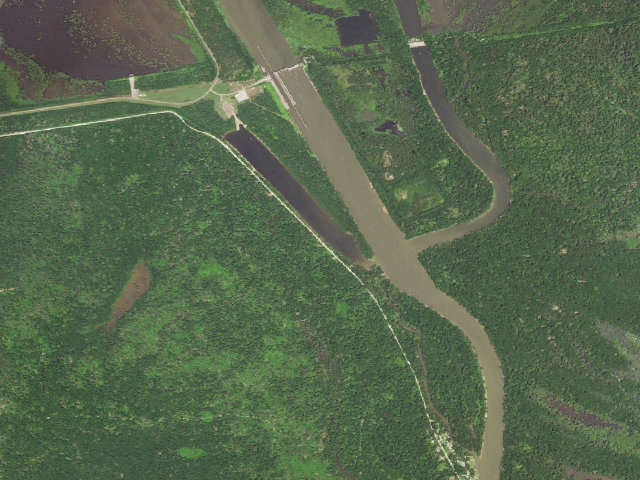 Aerial image of Middle Camping Area