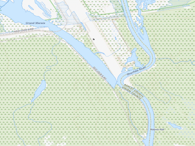 USGS topographic map of Middle Camping Area