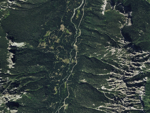Aerial image of Middle Fork Cimarron Dispersed