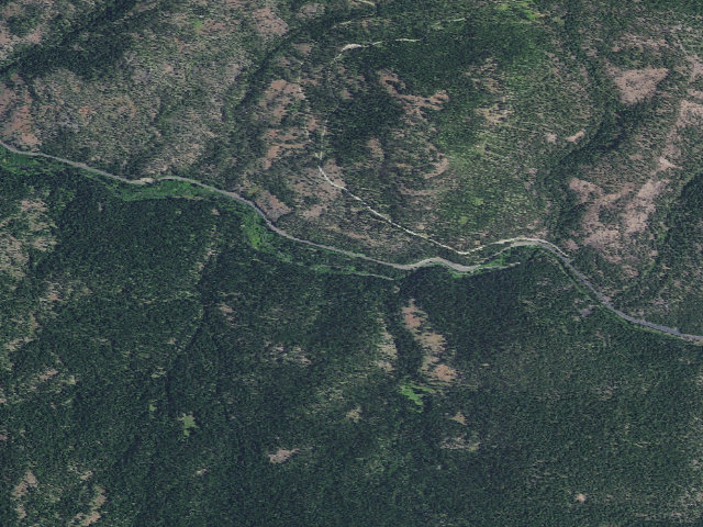 Aerial image of Middle Fork