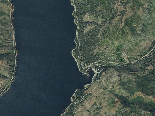 Aerial image of Middle Mountain Campground