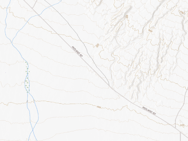 USGS topographic map of Midland Long Term Visitor Area