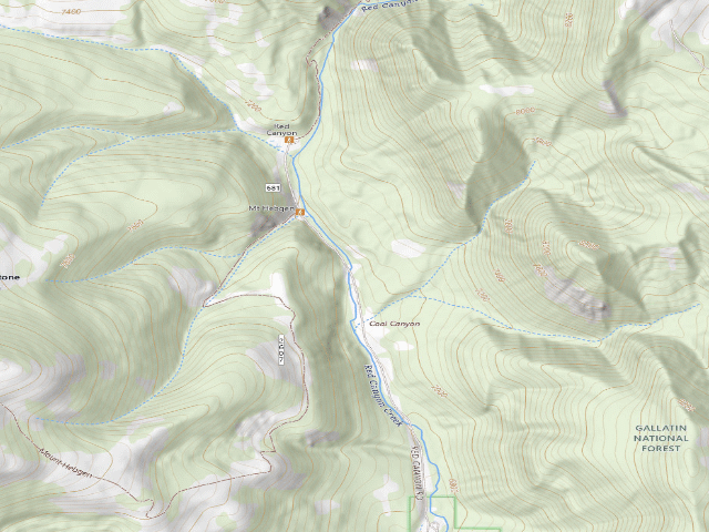 USGS topographic map of Midredcyn Camp 2