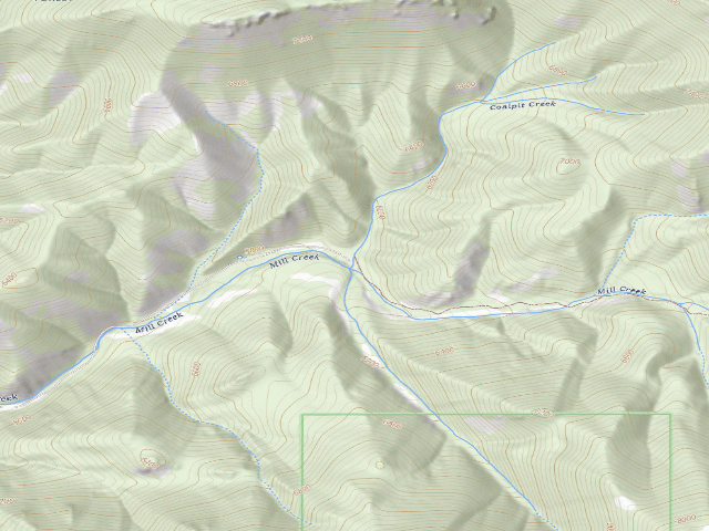 USGS topographic map of Mill Canyon Rusty-005