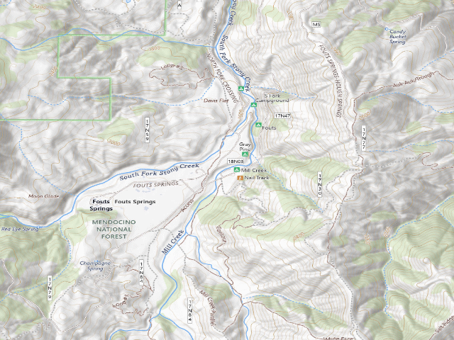 USGS topographic map of Mill Creek