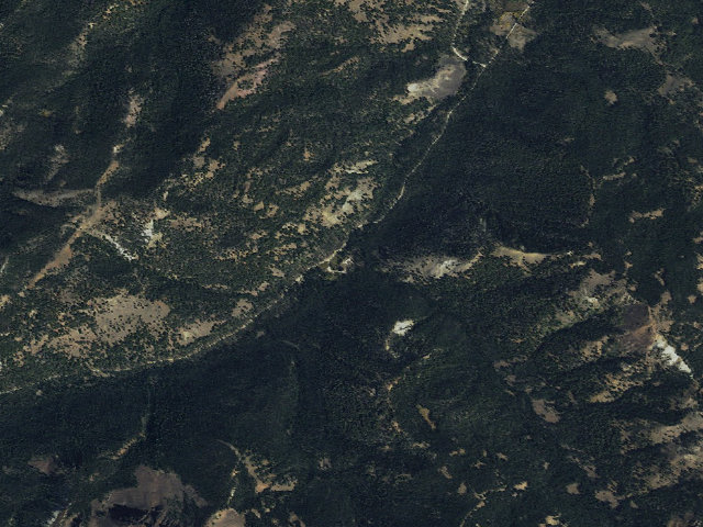 Aerial image of Mill Creek Campground