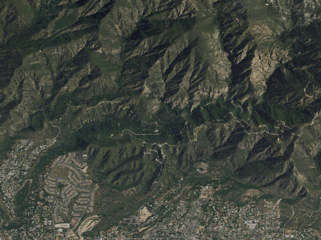 Aerial image of Millard Trail Camp